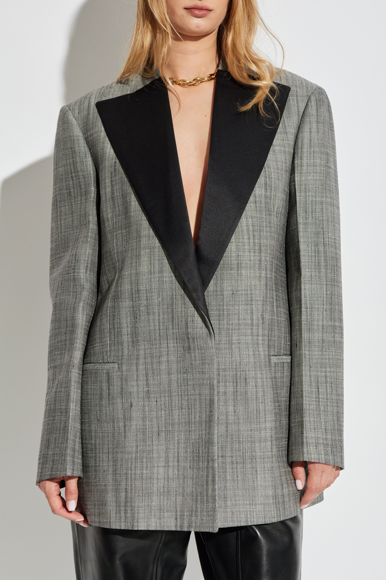 JIL SANDER ナイロンジャケット 44 グレー JIL SANDER(ジルサンダー) 19SSテーラードジャケット グレー